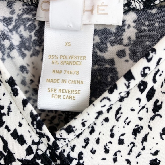 Cache Snakeskin Faux Wrap Sleeveless Bodycon Stretch Dress Sz XS - Picture 6 of 6